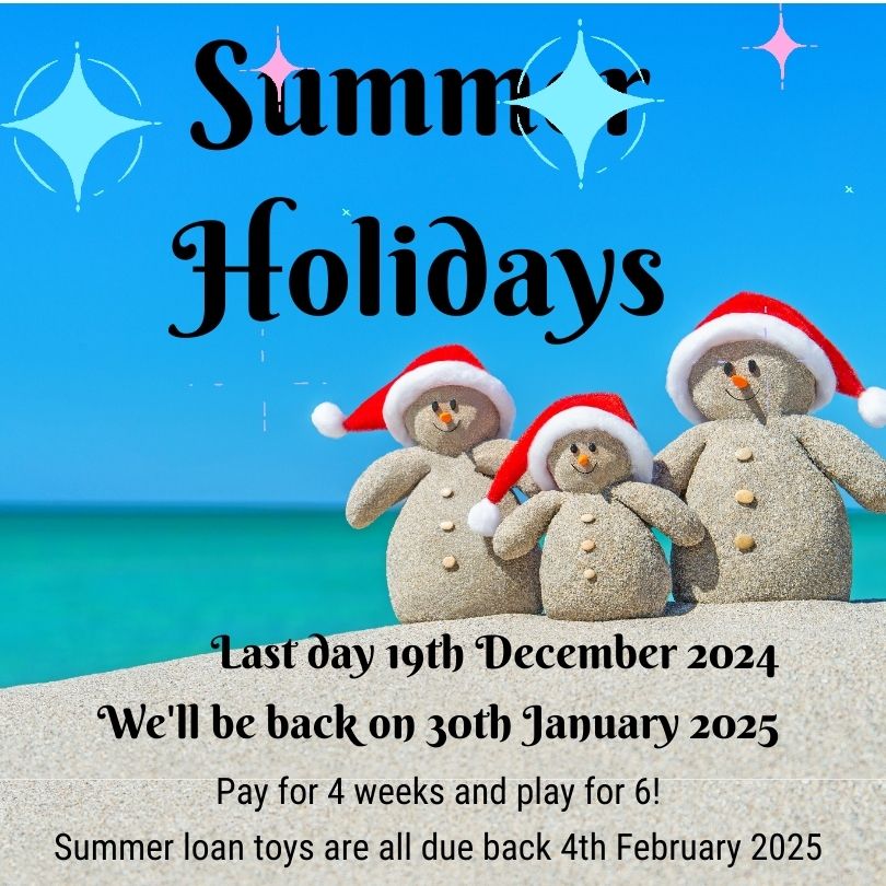 Summer hours and summer toy hire 2024